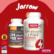 พร้อมส่ง Jarrow Formulas Ubiquinol QH-Absorb + PQQ 30 Softgels