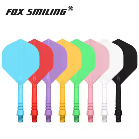 Fox Smiling 3pcs Dart Flight With Dart Shaft In-one 2BA Screw Durable Anti-fall Dart Accessories TB
