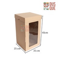 (5Pcs) CAKE BOX 25x25x45 TALL TART/ 25 x 25 x 45