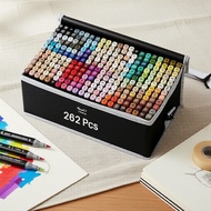 Alcohol-Based Dual-Ended Markers 168-262 Colors for Sketching & Coloring Art Supplies
