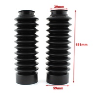 2x Motorbike Front Fork Shock Absorber Dust Cover Rubber Protector For Honda CB400ss CB400 SS CB 400