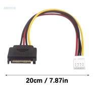 【3C】 15P to 4Pin Converter Power Cable Portable Extension Cable Computer Power
