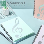 AARON1 Piano Music Score Folder, Flexible Writable Multi-layer Music Score Folder, Colorful 40 Pages