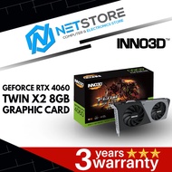 INNO3D GEFORCE RTX 4060 TWIN X2 8GB GRAPHIC CARD - N40602-08D6-173051N