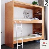 MBR️90x200x240cm DOUBLE DECKER BED FRAME Home Bedroom Hostel Student Steel Super Big Loft Single Siz