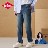 Lee Cooper(ลีคูเปอร์) | กางเกงยีนส์ขาตรงทรงหลวมสีน้ำเงินสำหรับผู้ชาย