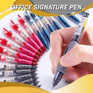 1Pc (R3 & R5) Colour Gel Ink Pen 0.5mm & 0.7mm Office Signature Pen Black Blue Red Color Pen 签字笔