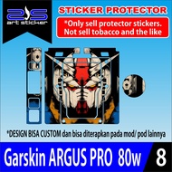 SKIN Sticker Garskin Argus Pro 80w Red Black