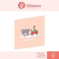 Glisterz 3D Greeting Card - Tom and Jerry Chibi Christmas Card (TJ - 2009MC01)