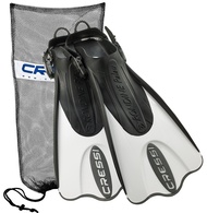 Italian Made Palau Short Snorkeling Swim Fins with Mesh Bag