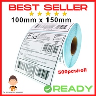 LABEL THERMAL 100 X 150 mm KERTAS BARCODE STICKER DIRECT THERMAL