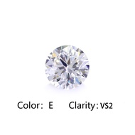 เพชรกลมเพาะปลูก CVD VVS1ตัดพิเศษมีความชัดเจน VS2มีใบรับรองอัญมณีสำหรับการทำเครื่องประดับ