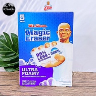 Mr.Clean _ Magic Eraser มิสเตอร์คลีน แผ่นทำความสะอาด ฟองน้ำยางลบ ฟองน้ำขัดทำความสะอาด แผ่นโฟมทำความส