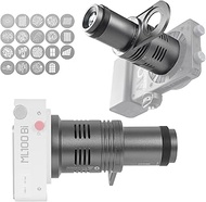 CX100 Mini Optical Snoot Gobos Accessories with ZY Mount Adapter, Spotlight Attachment Shape Light C