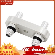 Transmission Cooler Line Adapter Plate 6L80E 6L90E 8L90E with 551121 Seal 6AN Fittings