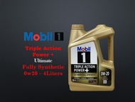 MOBIL 1 - 0w20 API-SP Fully Synthetic Engine Oil 4Liter 0w-20 API SP Minyak Enjin