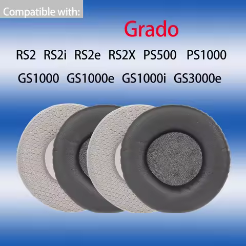 Earpads for Grado GS1000 GS1000e GS1000i GS3000e Headphones PS500 PS1000 Ear Cushions Replacement RS