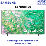 Samsung UA55DU8100GXXP 55in Crystal UHD 4K Smart TV – 2024