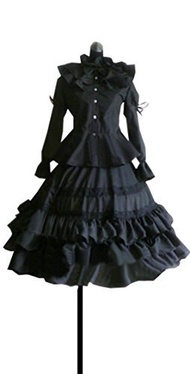 Anime DATE·A·LIVE Tokisaki Kurumi Gothic Lolita Dress Cosplay