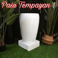 Pasu Tempayan Fiber indoor & outdoor garden Boleh buat tadahan air dalam bilik air.