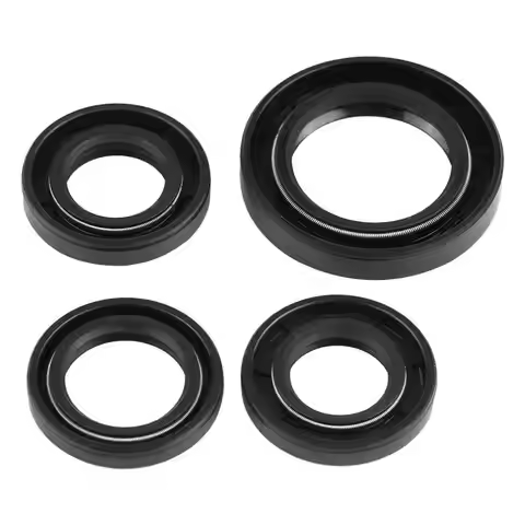 4Pcs Crankshaft Oil Seal Engine Crankshaft Gear Oil Seal Rubber O Repair Tool for most GY6 50 139 QM