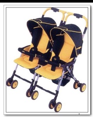 Aprica雙人bb車
