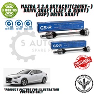 MAZDA 3 2.0 SKYACTIVE (2015Y~) DRIVE SHAFT (LEFT & RIGHT) DRIVE SHAFT -BRAND 100% ORIGINAL GSP