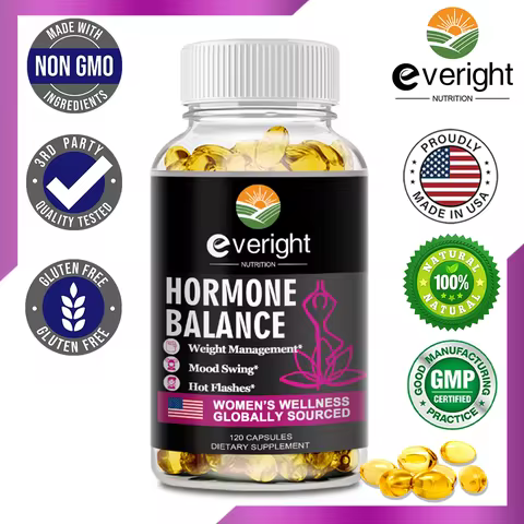 Hormone Balance Capsules for Women Mood Swings, Menopause, Sleep, Anxiety, Stress, Cortisol Health S