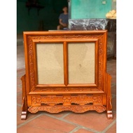 Double bat seal altar photo frame, photo size 20*30 cm.
