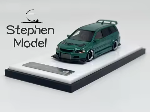 Error 404 1:64 EVO Lancer Evolution 9 lX green Wagon resin model car