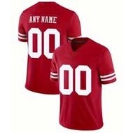 Customized Name & Number Men's Embroidered American Football Jersey, San Francisco 49ers V-Neck Pers