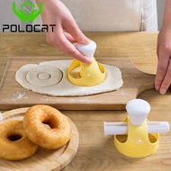 Polocat แม่พิมพ์โดนัทครัวขนมหวานขนมอบ Baking เครื่องมือเครื่องตัด DIY บิสกิตอาหารแม่แบบเค้กเครื่องทำโดนัทแม่พิมพ์