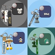 For CMF By Nothing Buds 2 Case CMF By Nothing Buds 2 Plus Silicone Soft Case Cartoon Creative Bear C