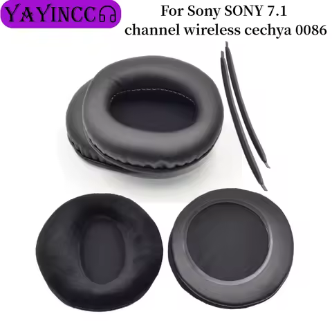 Replacement Earpads Cushion For Sony SONY 7.1 channel wireless cechya 0086 Headphones Memory Sponge 