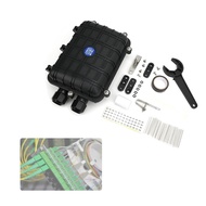 Fiber Splice Enclosure 24 Core, 1~4 Layer Horizontal Alloy IP68 Fiber Splice Box Fiber Optic Splice 