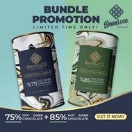 Beans&CO BUNDLE (75% Hot Dark Chocolate + 85% Hot Dark Chocolate)