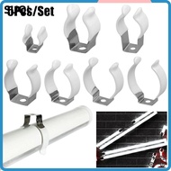 LUCKY-SUQI 5Pcs Spring Terry Clip, With Rubber Protection Clamp Holders Lamp Tube Clip,  T3/T4/T5/T6