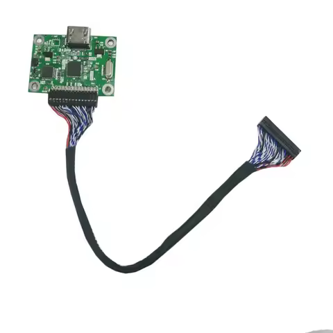 Z LVDS to HDMI Signal Adapter Converter Board S.LH1080P.AUDIO.V20 + Cable 2ch 8bit