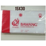 Plastik PE Bawang 15x30 - plastik Es - plastik Gula