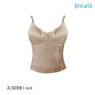 Jintana เสื้อชั้นในกระชับสัดส่วน รุ่น Safty bra รหัส JLS008 สีเบจ เสื้อในเต็มตัว กระชับ เก็บเนื้อส่ว