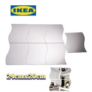 IKEA Mirror 24cmx20cm Mirror Wall Decor/Cermin IKEA Sticker Hiasan Dinding