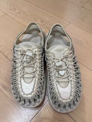 KEEN UNEEK 編織涼鞋 米白色