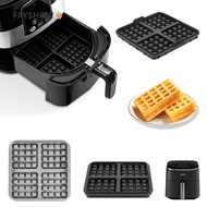 FAYSHOWSG 1pcs Air Fryer Waffle Maker, Square Silicone Waffle Baking Mold, Reusable Waffle Mould for