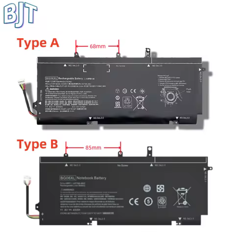 HP Folio Battery New 11.4V 45Wh Laptop Battery BG06XL HSTNN-Q99C HSTNN-IB6Z For HP EliteBook Folio 1