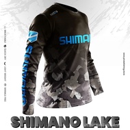 Shimano เสื้อตกปลารัดรูป Shimano เสื้อตกปลาแห้งเร็วชุดตกปลา UPF50 ++