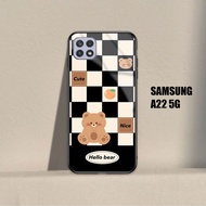 SAMSUNG GALAXY A22 5G Softcase Case 2D Glossy Hardcase/ - Latest B34R Motif Case - Softcase hp - Cus