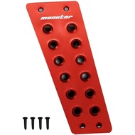 MONSTER SPORT Footrest Cover, Red Anodized for Swift Sport/Swift/Swift [RSt] ZC32S/ZC72S/ZC13S]