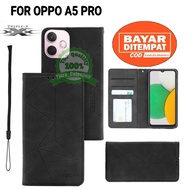 CASE DOMPET MOTIF F0R OPPO A5 PRO CASE Magnet Flip Cover Pu Leather Magnet