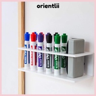 ORIENTLIIY Pen Holder, Acrylic Eraser holder Marker Holder Rack, 10 Slots Wall Mounted Whiteboard Ma