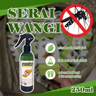 Serai Wangi Lemon Grass Spray Semburan Cecair (Ubat Nyamuk) Mosquito Repellent 250ml Bilik Wangi Hal